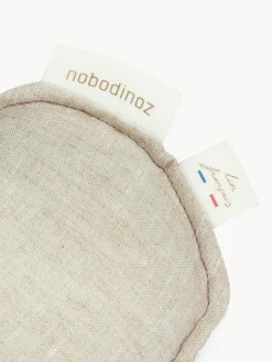 Best Nobodinoz Coussin peluche en lin Cloud Grège