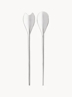 Sale ALESSI Couverts à salade poli et brillant Human