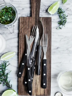 Sale Gense Couverts à steak avec boîte Old Farmer, set de tailles variées Argenté, noir