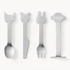 Discount Gense Couverts pour enfant brossés mats Animal Friends, 4 élém.