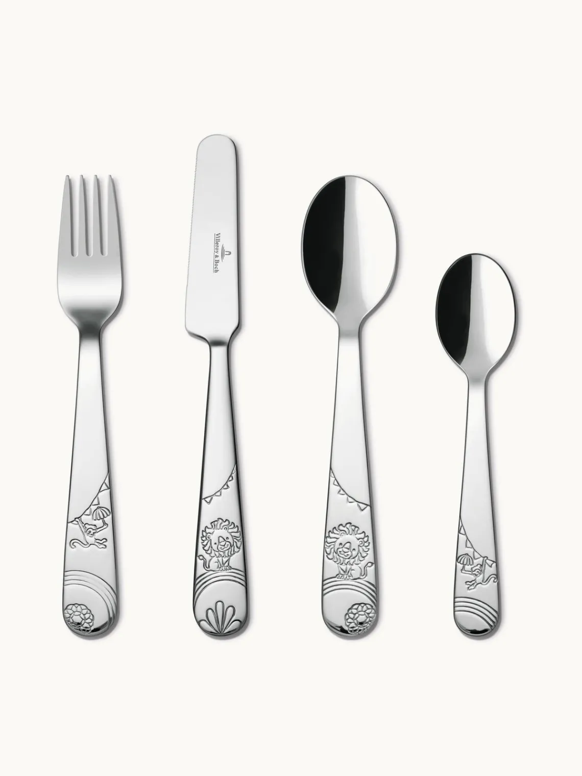 Outlet Villeroy & Boch Couverts pour enfant Roar like a , 4 élém. Lion