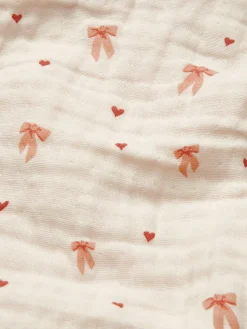 New Cam Cam Copenhagen Couverture en coton bio pour bébé Bows
