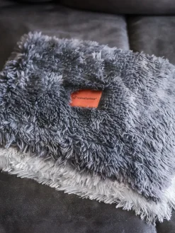 Fashion Wahre Tierliebe Couverture pour animaux de compagnie en peluche Fluffy, tailles variées Bleu ciel
