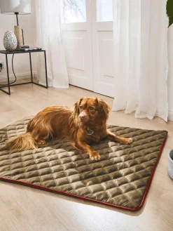 Fashion Laboni Couverture pour animaux Oxford, tailles variées Vert olive, lie de vin