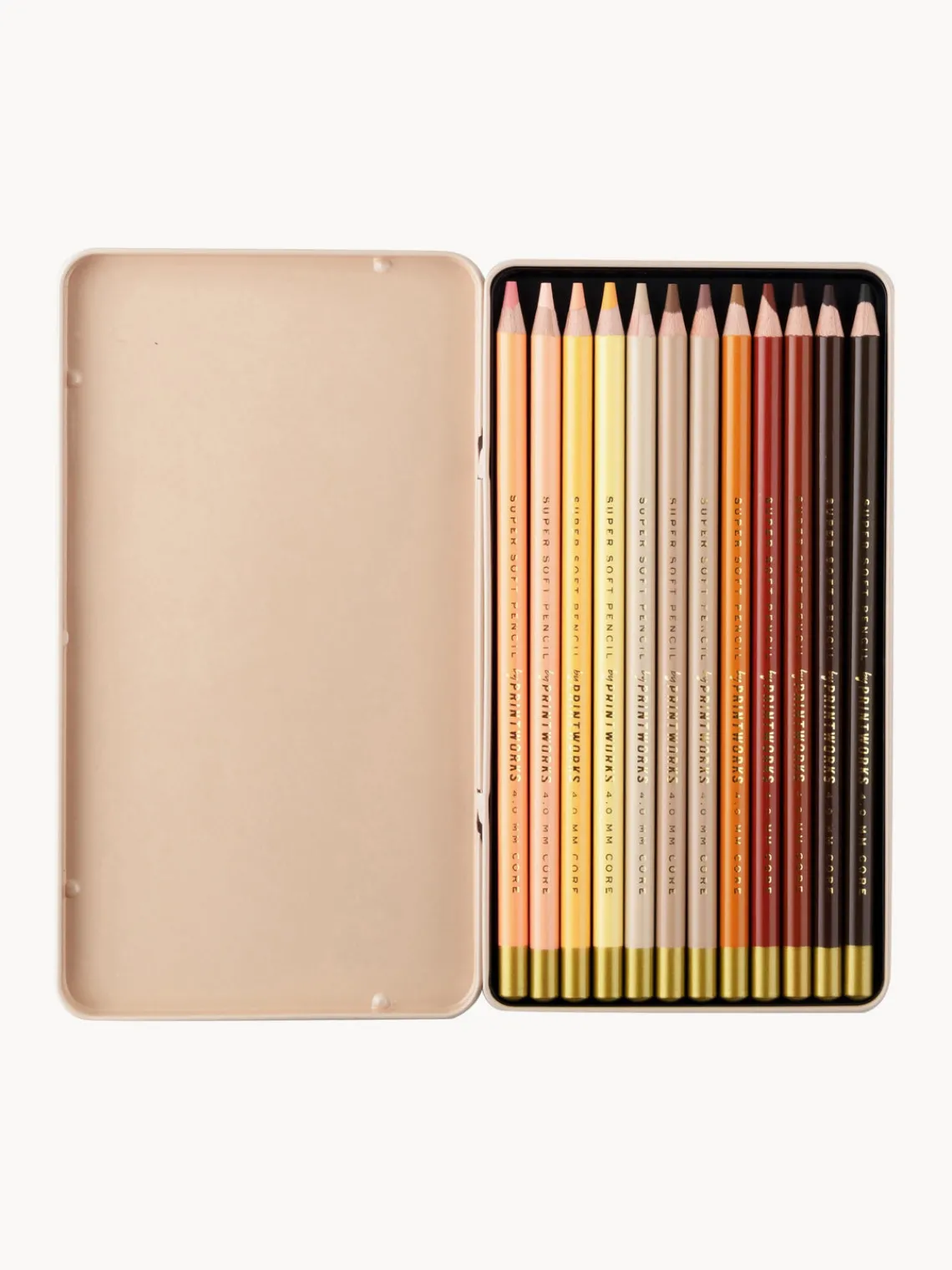 Best Printworks Crayons de couleur Skin Tone, 12 élém. Multicolore