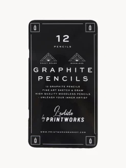 Fashion Printworks Crayons graphite Graphite, 12 élém. Noir
