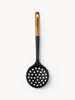 Discount Staub Écumoire en acacia Cook Noir, bois clair