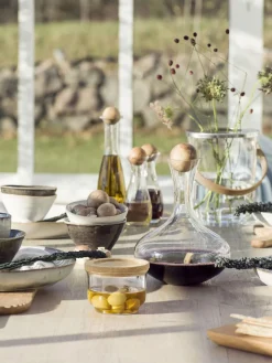 Best Sagaform Décanteur soufflé bouche avec bouchon en bois Eden, 2 L
