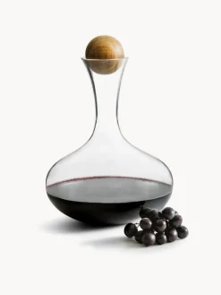 Best Sagaform Décanteur soufflé bouche avec bouchon en bois Eden, 2 L