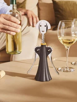 Best ALESSI Décapsuleur Anna G. Noir, argenté
