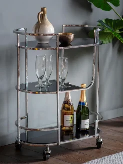 Hot Westwing Desserte en acier inoxydable Beauchamp