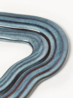 Discount Broste Copenhagen Dessous de verre artisanaux Nordic Sea, 2 élém. Gris-bleu, chiné