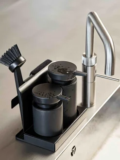 Hot Zone Denmark Distributeur de liquide vaisselle Diish, 5 élém. Noir