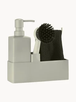 Sale Zone Denmark Distributeur de liquide vaisselle avec accessoires , 3 élém. Blanc cassé