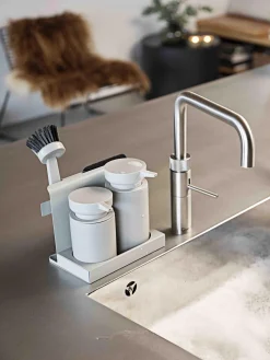Hot Zone Denmark Distributeur de liquide vaisselle Diish, 5 élém. Gris clair