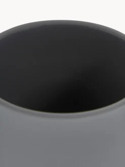 Best Zone Denmark Distributeur de savon en porcelaine Push Gris foncé