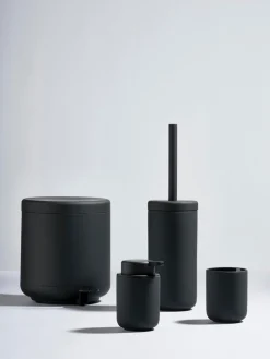 Hot Zone Denmark Distributeur de savon en grès à surface veloutée Ume Noir