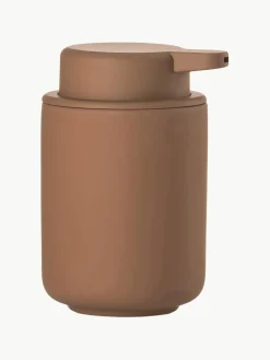 Clearance Zone Denmark Distributeur de savon en grès à surface veloutée Ume Terracotta
