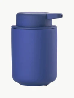 Sale Zone Denmark Distributeur de savon en grès à surface veloutée Ume Bleu roi