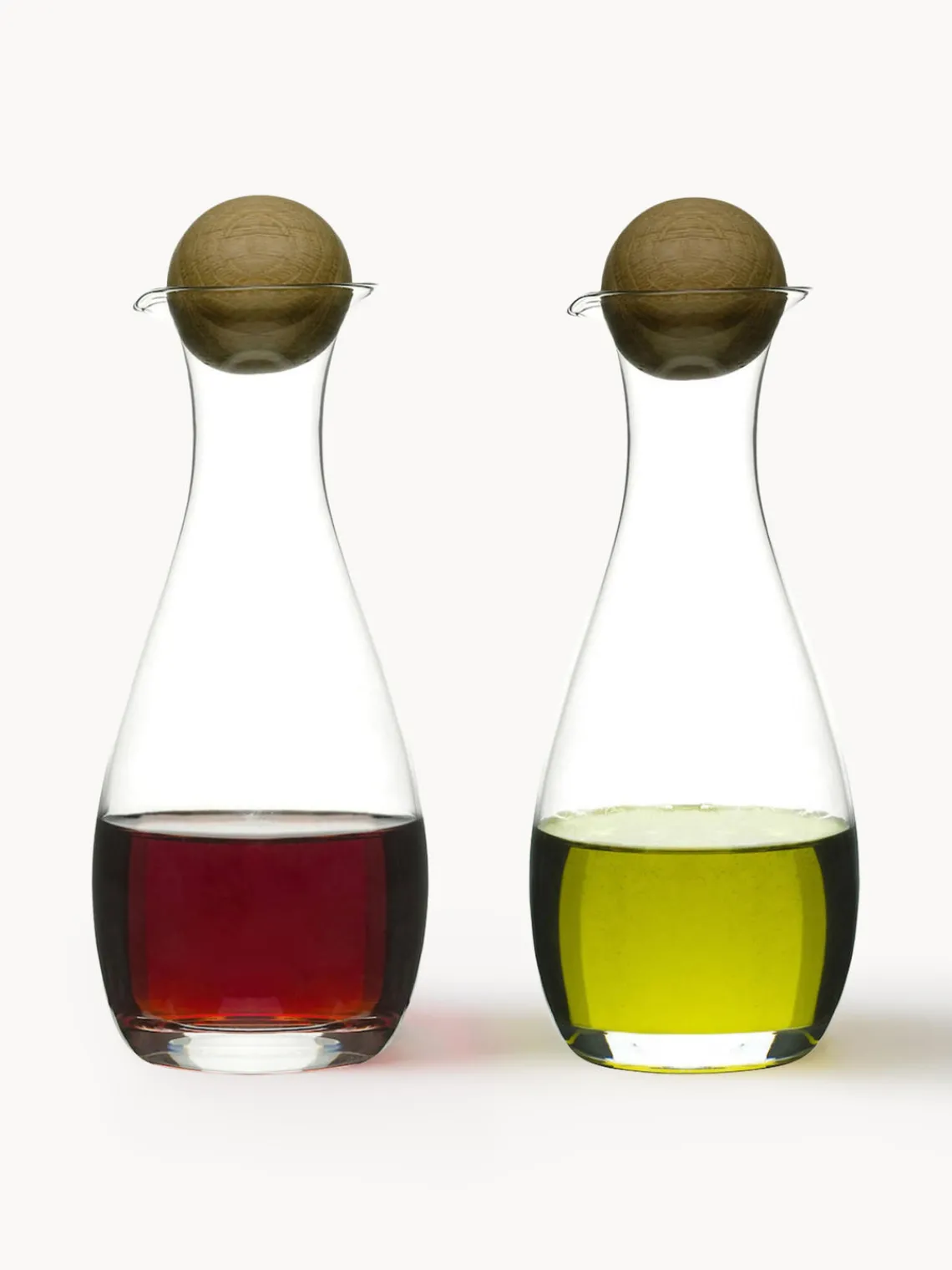 Sale Sagaform Distributeurs d'huile et de vinaigre en verre soufflés bouche Eden, 2 élém.