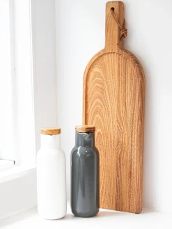 Hot ladelle Distributeurs pour vinaigre et huile en porcelaine Essentials, 2 élém.