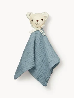 Discount Cam Cam Copenhagen Doudou en coton bio Bear Gris-bleu, blanc cassé