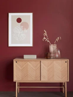 Best Hübsch Enfilade en chêne avec motif à chevrons Herringbone