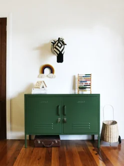 Online Mustard Made Enfilade en métal The Lowdown Vert olive