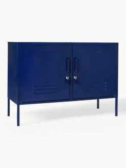 Best Mustard Made Enfilade en métal The Lowdown Bleu foncé