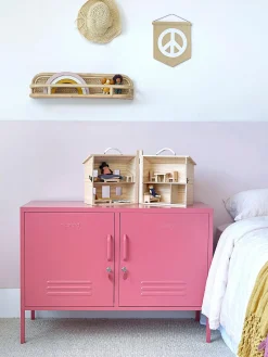 Clearance Mustard Made Enfilade en métal The Lowdown Vieux rose