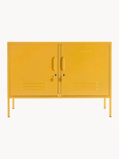 Hot Mustard Made Enfilade en métal The Lowdown Jaune moutarde
