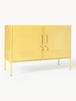 Clearance Mustard Made Enfilade en métal The Lowdown Jaune pâle