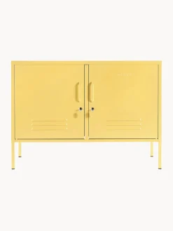 Clearance Mustard Made Enfilade en métal The Lowdown Jaune pâle