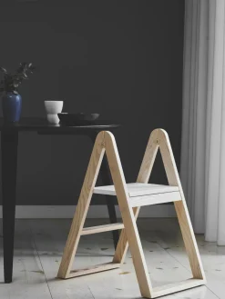 Clearance Gejst Escabeau en bois de frêne Reech Bois foncé