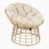 New Bizzotto Fauteuil avec coussin d'assise Molly
