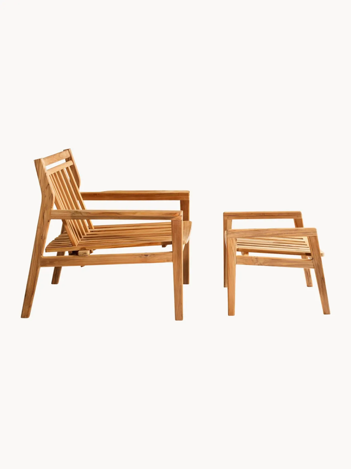 Best FDB Mobler Fauteuil de jardin en teck Sammen