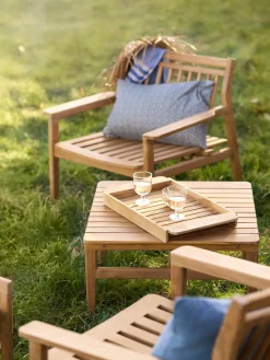 Best FDB Mobler Fauteuil de jardin en teck Sammen
