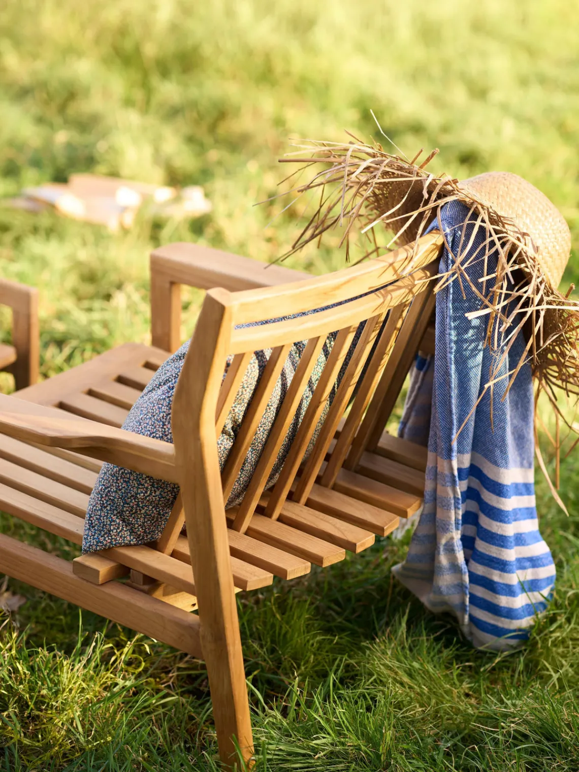 Best FDB Mobler Fauteuil de jardin en teck Sammen