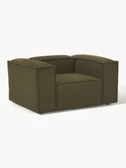 Best Westwing Collection Fauteuil en bouclette Lennon Bouclette vert olive
