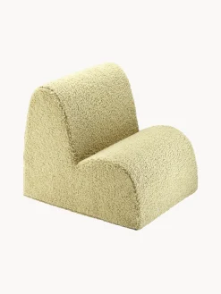 Fashion Wigiwama Fauteuil en peluche pour enfant Cloud Teddy vert clair