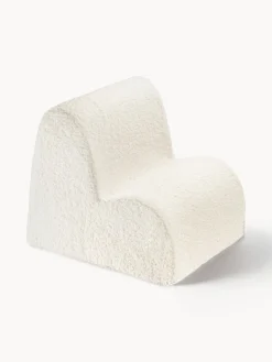 Hot Wigiwama Fauteuil en peluche pour enfant Cloud Peluche blanc cassé