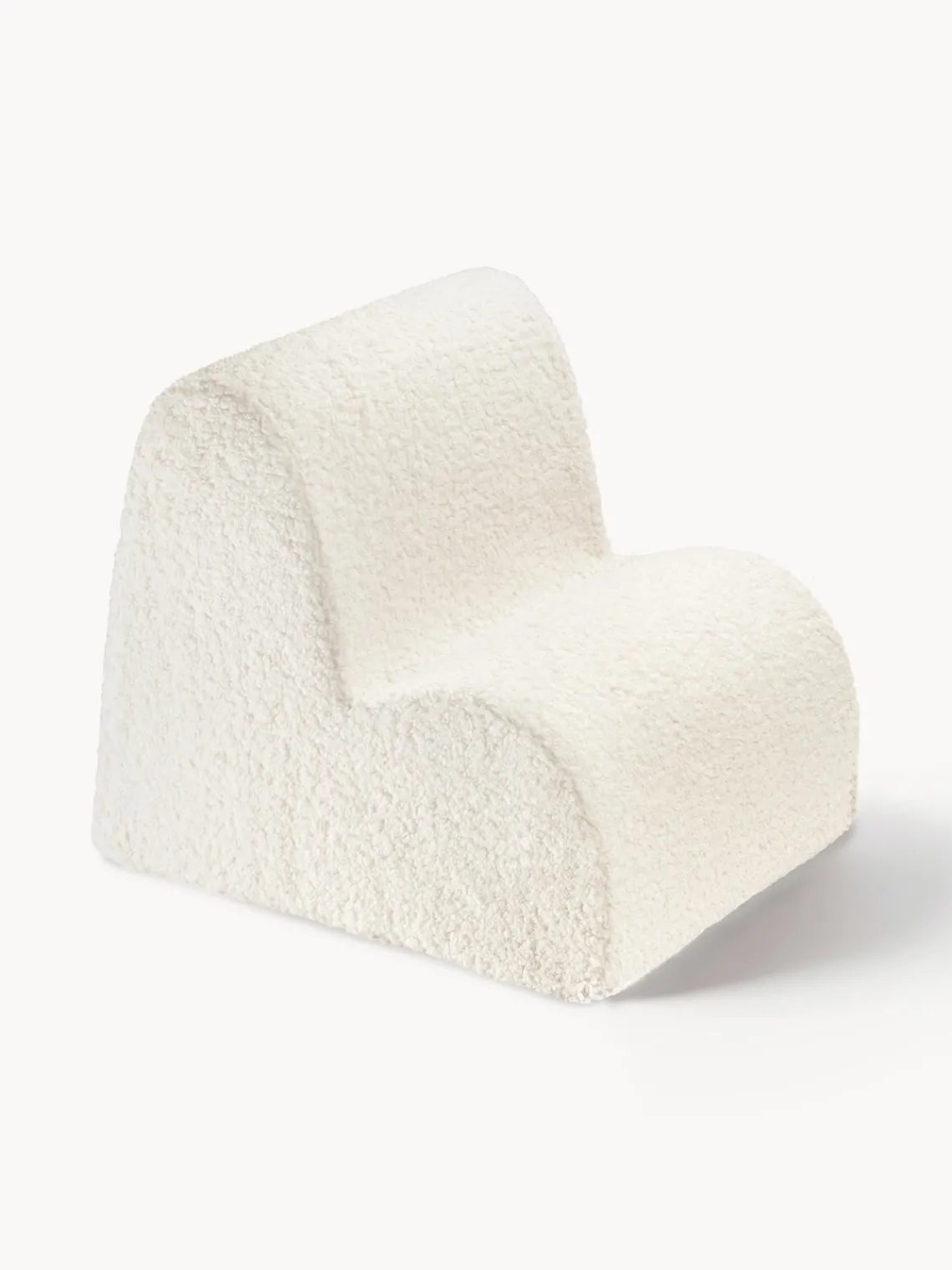 Hot Wigiwama Fauteuil en peluche pour enfant Cloud Peluche blanc cassé