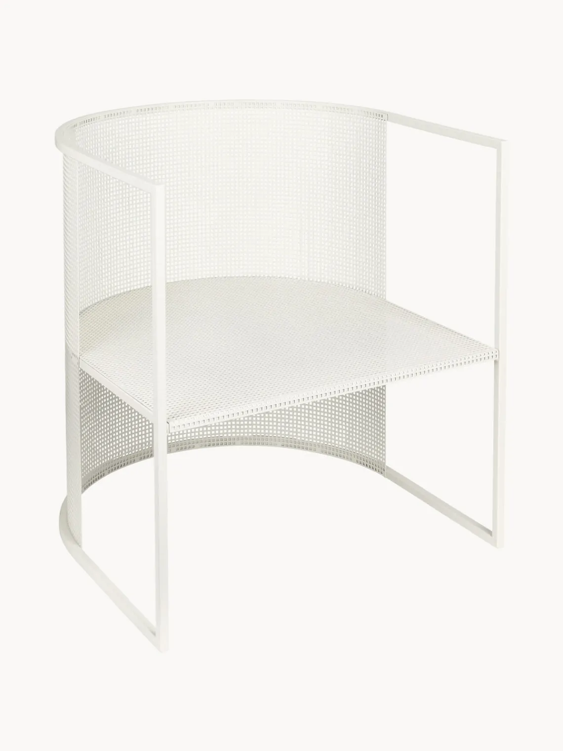 Fashion Kristina Dam Fauteuil lounge de jardin Bauhaus Blanc crème