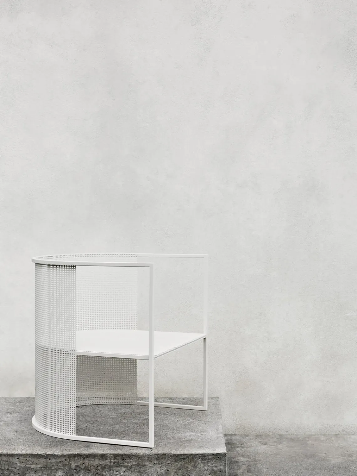 Fashion Kristina Dam Fauteuil lounge de jardin Bauhaus Blanc crème
