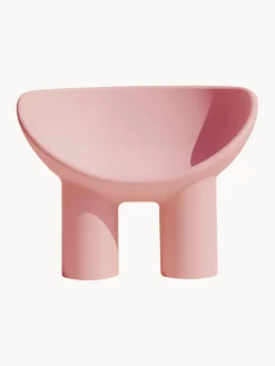 Hot Driade Fauteuil lounge en plastique Roly Poly Vieux rose