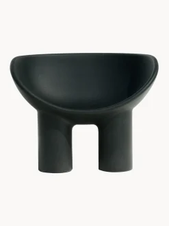 Online Driade Fauteuil lounge en plastique Roly Poly Noir