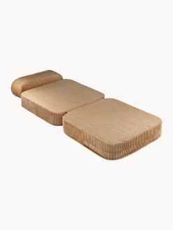 Sale Wigiwama Fauteuil pliant en velours côtelé pour enfant Sugar Velours côtelé brun clair