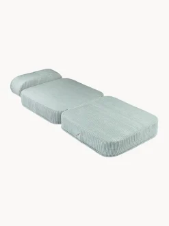 Sale Wigiwama Fauteuil pliant en velours côtelé pour enfant Sugar Velours côtelé bleu ciel