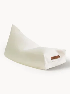 Outlet Nobodinoz Fauteuil poire en coton Oasis Blanc cassé