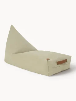 Hot Nobodinoz Fauteuil poire en coton Oasis Vert olive